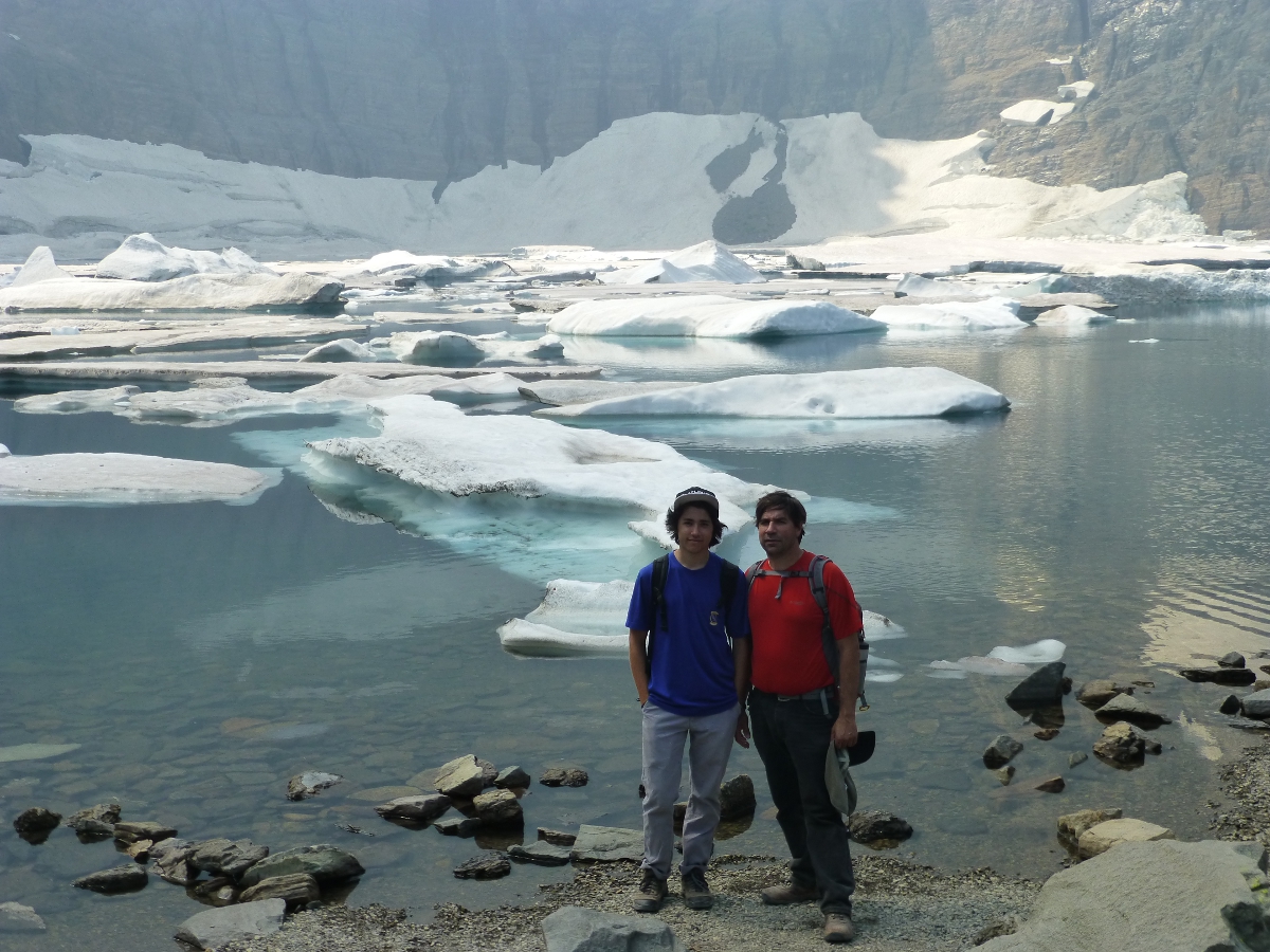 Papa y Daniel - Glacier National Park